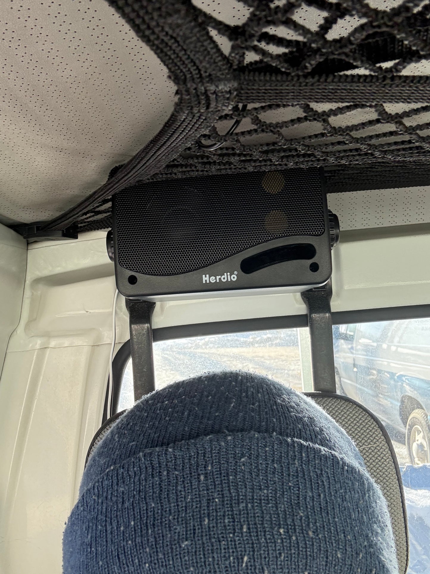 Suzuki Carry no hole headrest speaker mounts